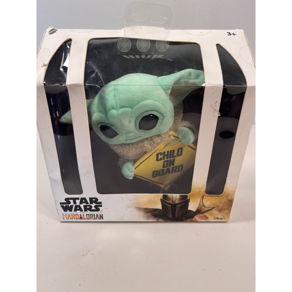 Star Wars The Mandalorian The Child Grogu Child On Board Plush Mattel GWD86